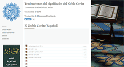 Desktop Screenshot of noblecoran.com