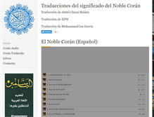 Tablet Screenshot of noblecoran.com